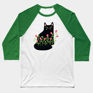 Clover Cat Baseball T-Shirt